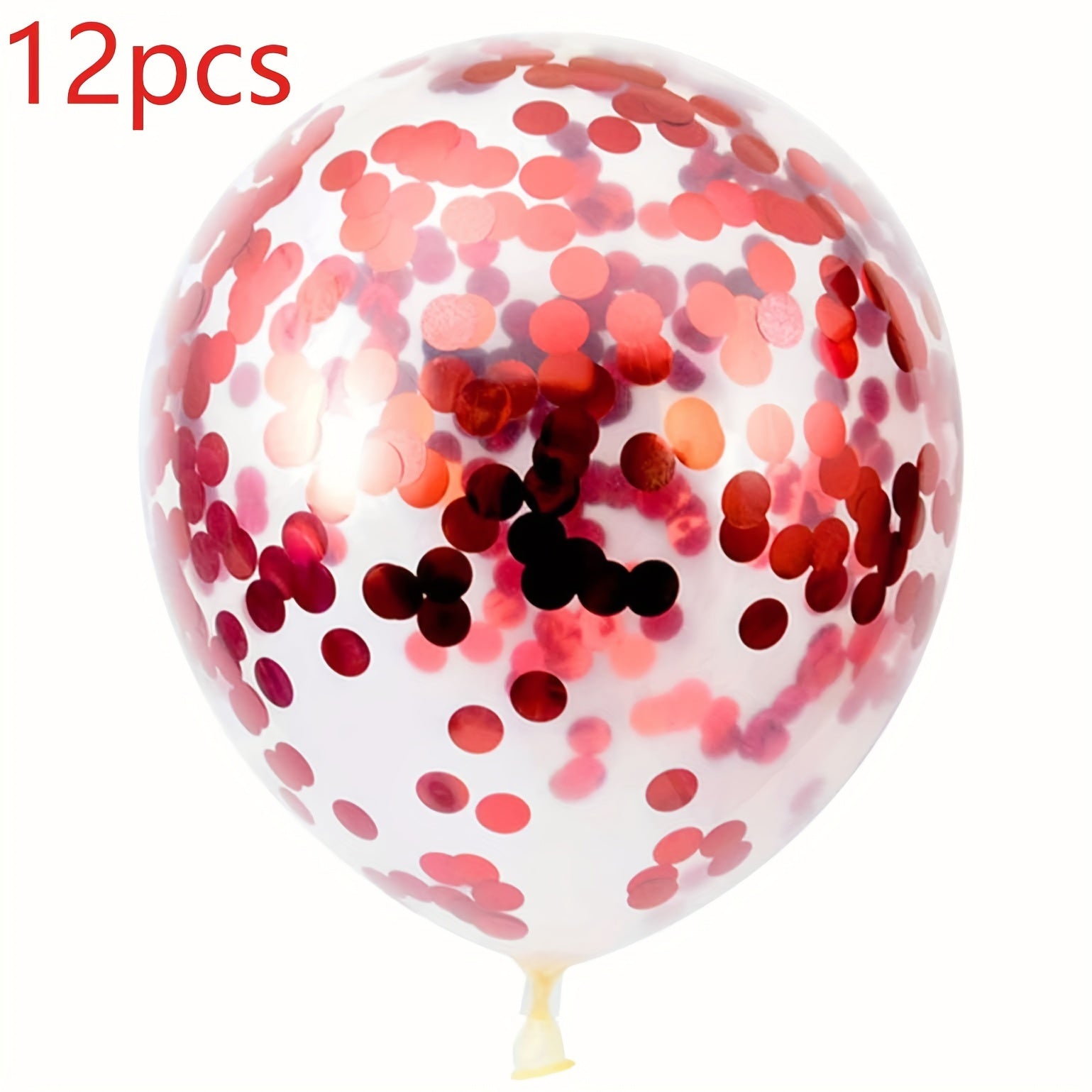 Globos de látex con confeti dorado y puntos de papel dorado para decoraciones de fiesta