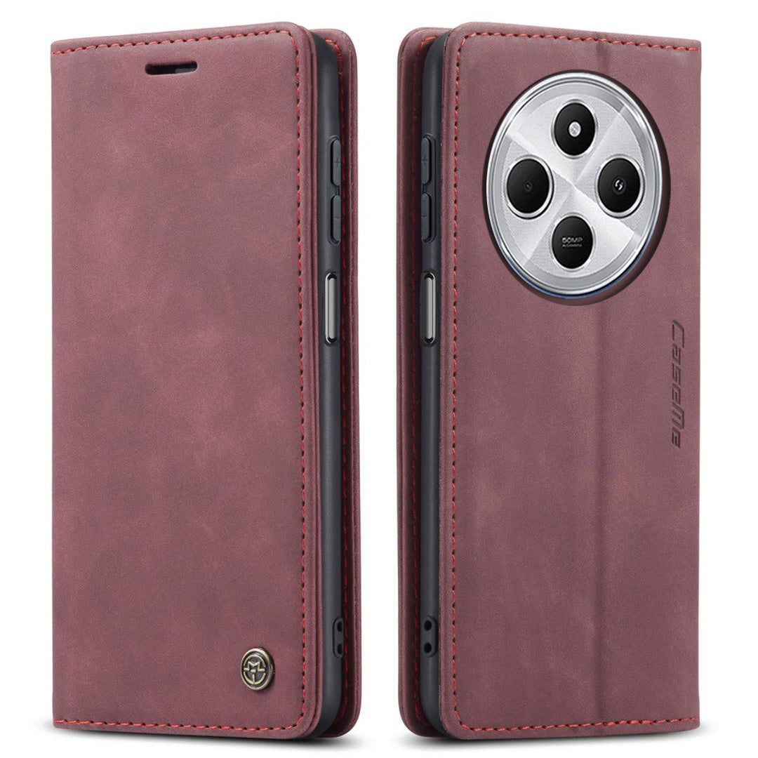 Funda para teléfono Redmi 14C con ranura para tarjeta y soporte magnético