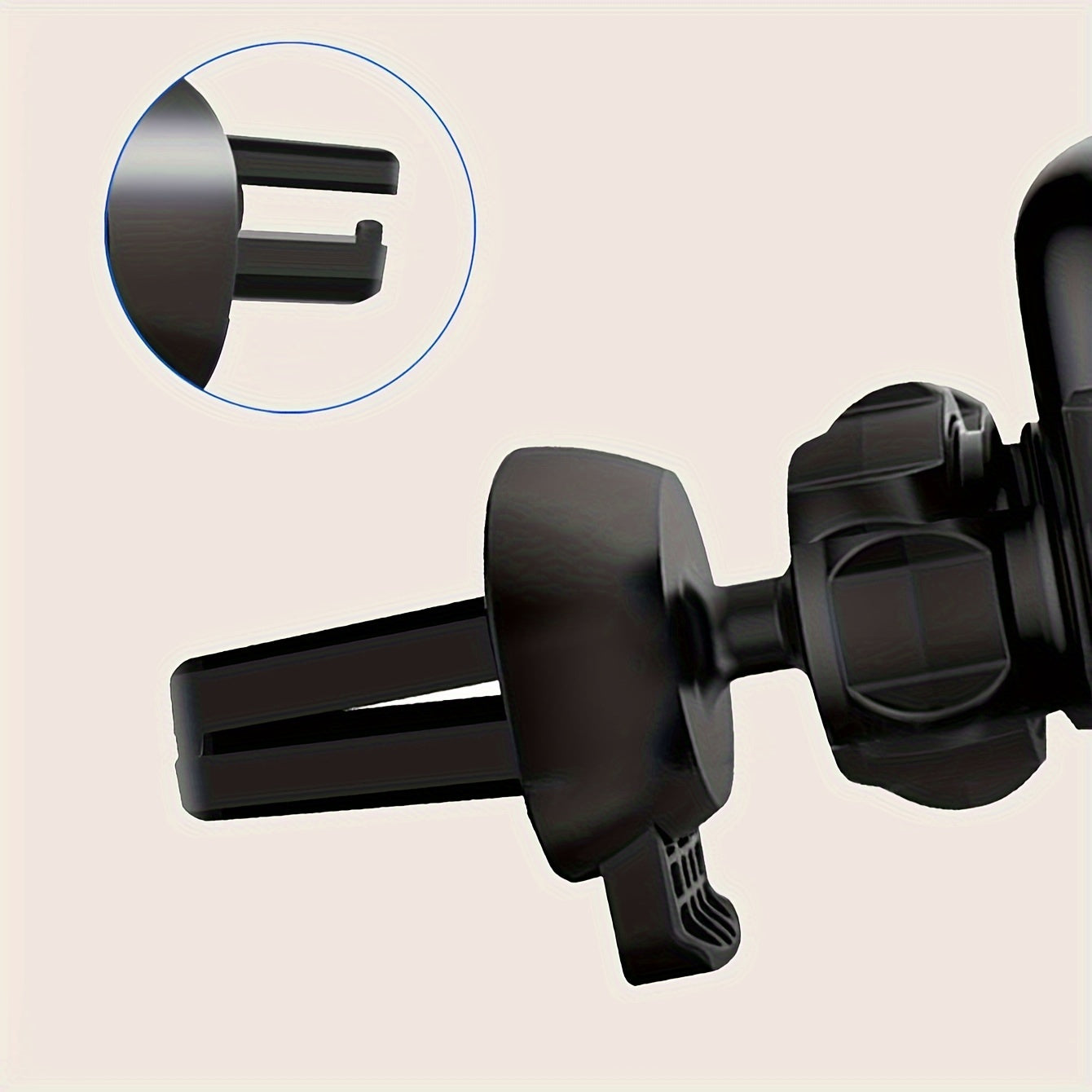 Car Air Outlet Mobile Phone Holder Carbon Fiber Panel Durable Stable