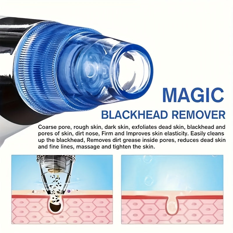 Electric Blackhead Remover with Four Suction Heads for Pore Cleansing