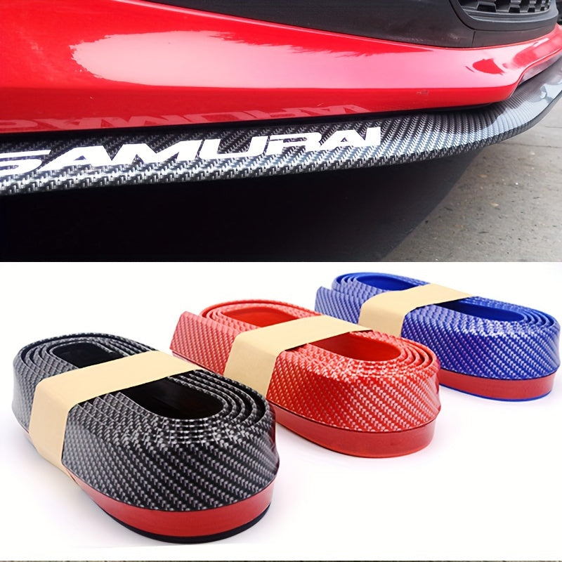 Universal avtomobil old qism lip spoiler himoyachisi karbon tol uslubidagi bumper himoyachisi