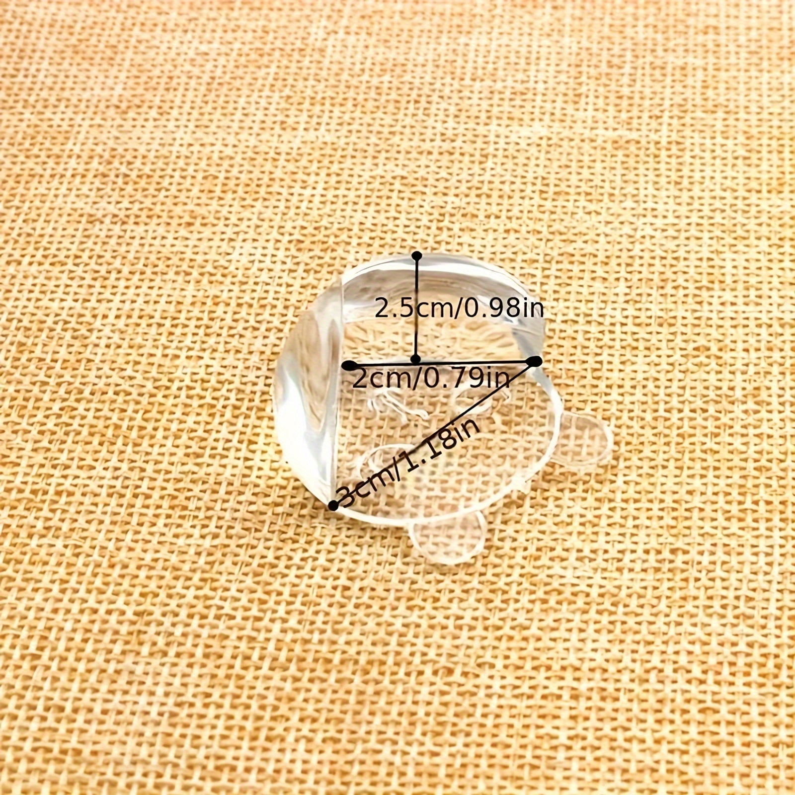 12 to 20 Pieces of Transparent Anti-Collision Corner Protectors with Bear Head Design