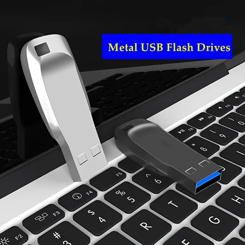 Metal USB 2.0 Flash Drive 8GB 30GB 60GB 100GB Durable Data Storage