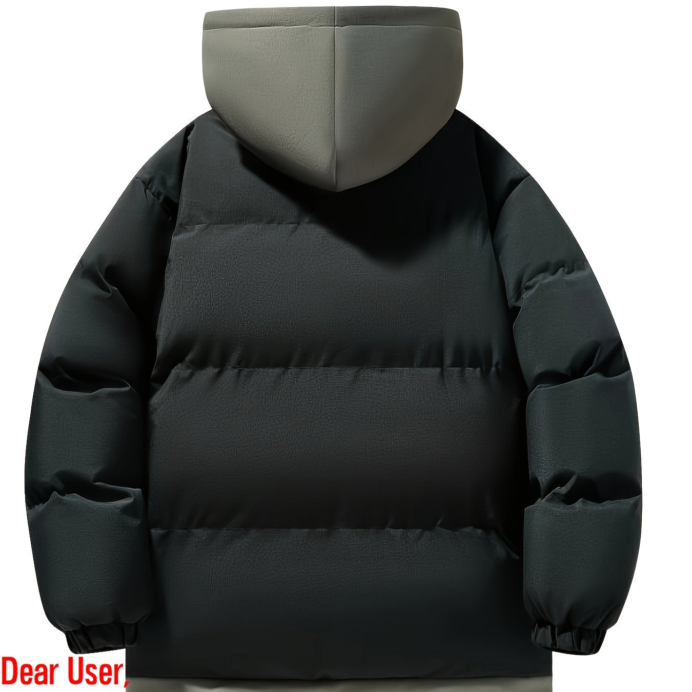 Women's Winter Hooded Jacket with Zippered Pockets Warm Insulated Coat