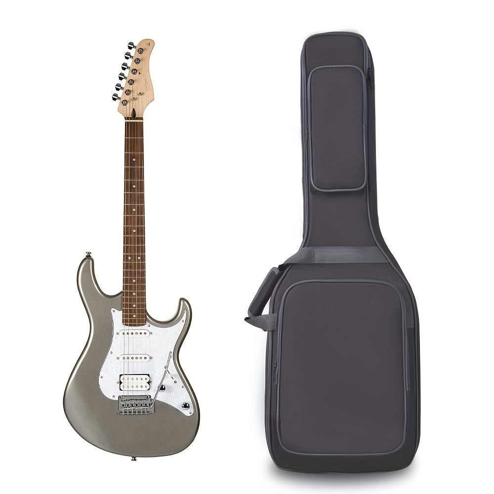 12mm Black Waterproof Electric Guitar Bag with Shockproof Dustproof Portable Storage for Electric Bass