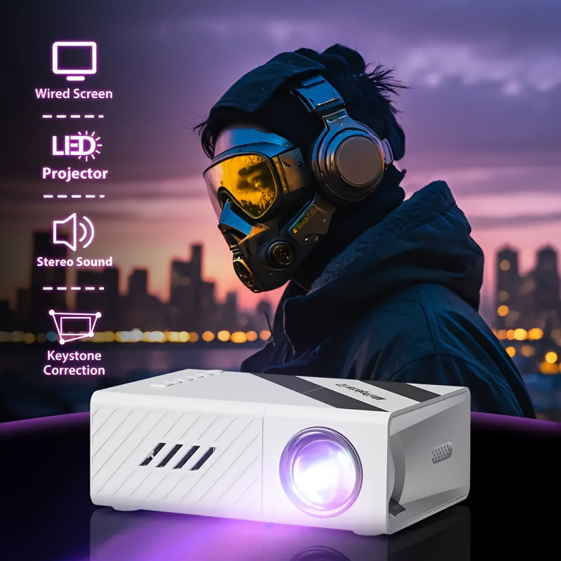 Портативный мини-проектор для смартфонов и планшетов, готов к 3D, компактный