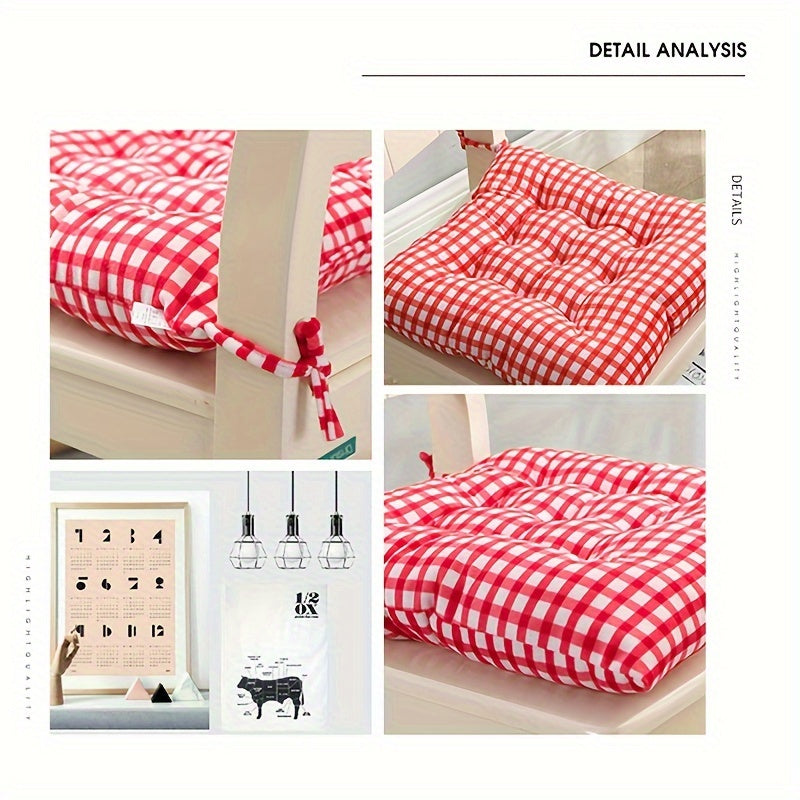 Plush Seat Cushion and Stool Pad with Felt Cover for All Seasons