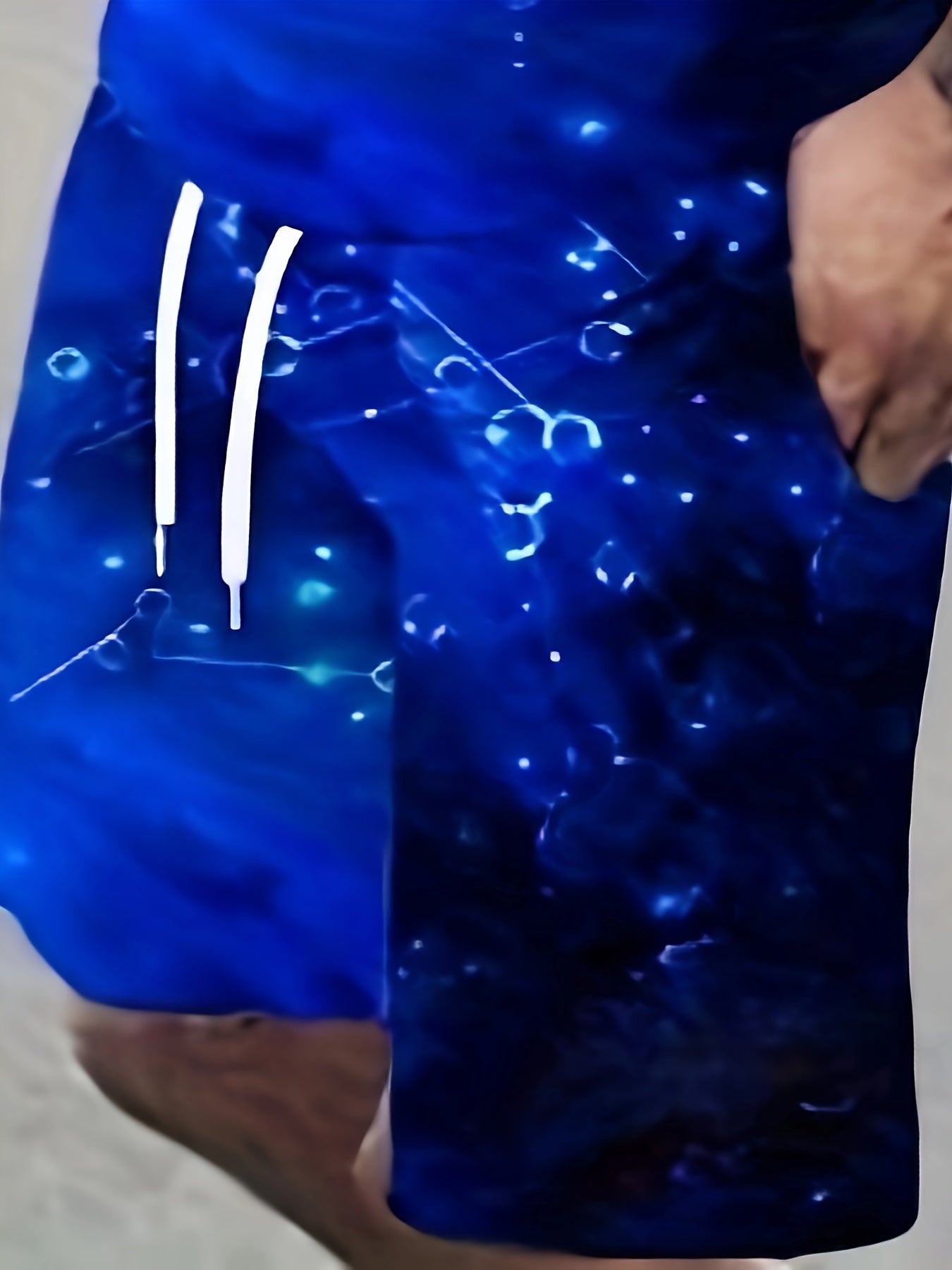 Plus Size Men 3D Pattern Print T-Shirt and Shorts Set Casual Summer Outfits