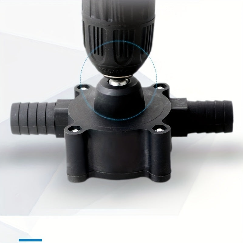 Juego de bomba de agua para taladro manual universal, herramienta de drenaje autocebante