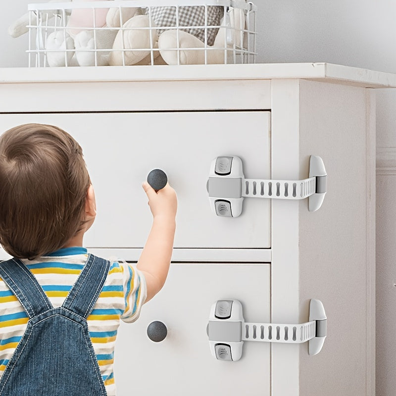 Child Safety Lock 20cm Anti-Clamp Cabinet and Refrigerator Drawer Lock