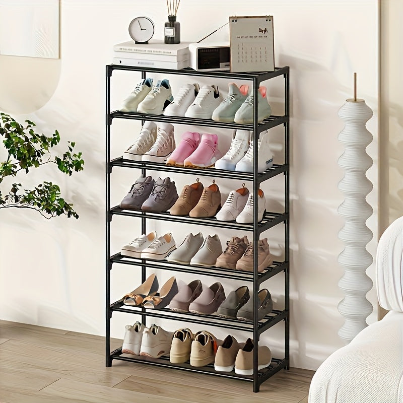 Zapatero de 3/4 capas pequeño para ahorro de espacio en armarios y entradas