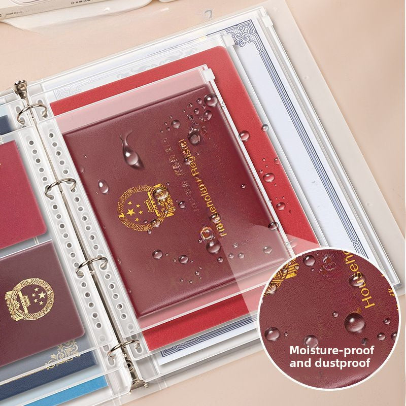 1 dona Ko'p funksiyali A4&B5 Hujjat saqlash sumkasi, uy va ofisda foydalanish uchun mustahkam PP materialidan.