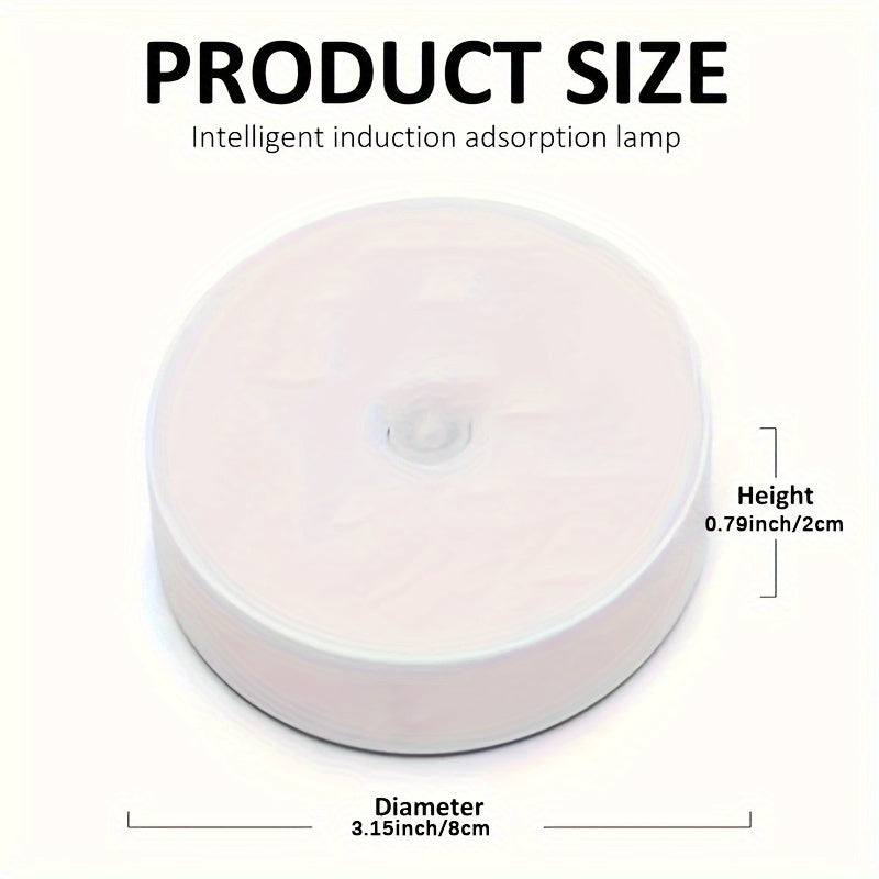 3-Pack Motion Sensor Night Lights Indoor USB Rechargeable Dimmable LED