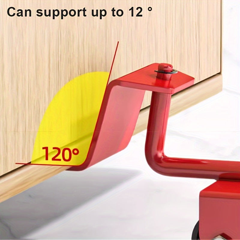 5-ta bo'lak mebel ko'tarish to'plami, 150kg yuklash quvvati va 360-daraja burilish g'ildiraklari bilan