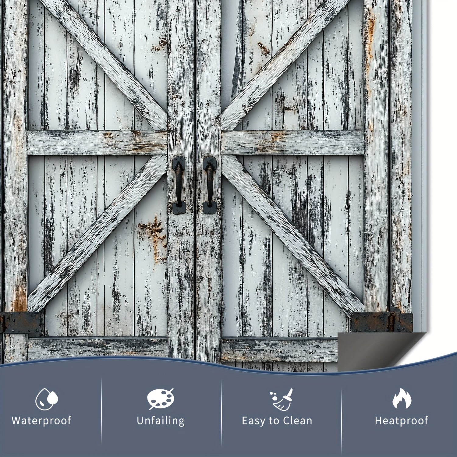 Farmhouse Magnetic Refrigerator and Dishwasher Covers Reusable Easy to Clean