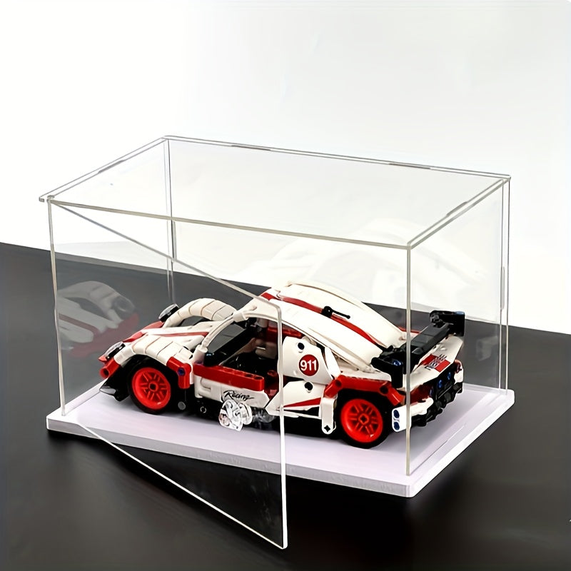 Acrylic Display Case with Door for Collectibles and Toys 10-15 Inch H x 20-25 Inch W