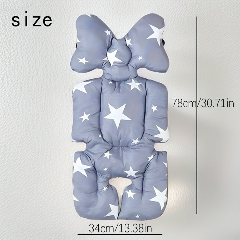 Almohadilla de algodón para cochecito para comodidad invernal, suave cojín para cochecito de bebé para clima frío
