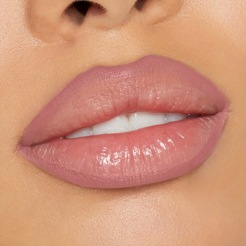 Set de lápiz labial mate y perfilador de labios para mujer, 12 colores nude berry, de larga duración