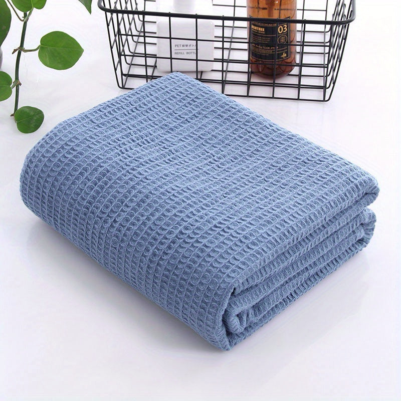 Cozy Waffle Blanket for All Seasons Soft Warm Bed Sofa Office Gift