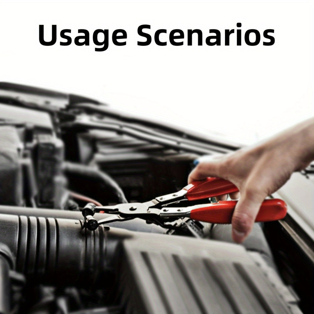 Alicates profesionales de anillo de retención de acero de alta resistencia para tuberías de agua de coche y abrazaderas