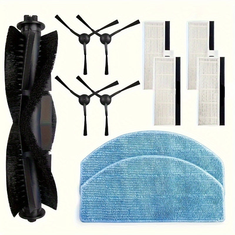 Robot Vacuum Cleaner Set with Multiple Brushes Filters and Mops for Home Use