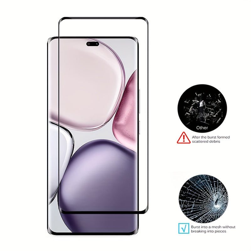 4-in-1 Tempered Glass Screen Protector and Lens Film for Honor X9c 5G Curved HD