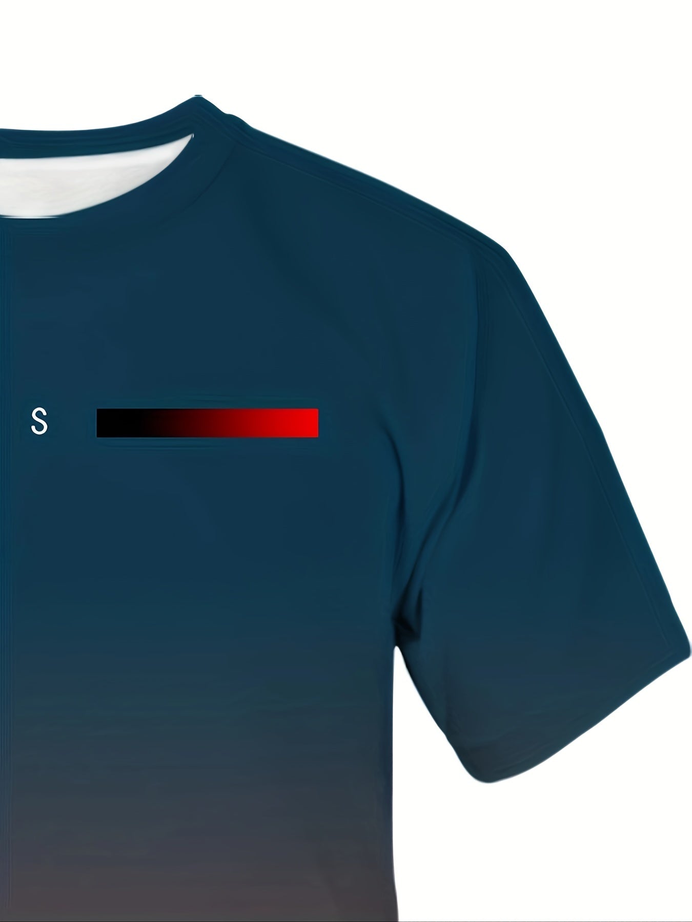 Katta o'lchamdagi gradient Paris printli futbolka, polyesterdan tayyorlangan, yumshoq bo'yinli, tasodifiy va sport uslubida, biroz cho'ziladigan oddiy kesim, yozgi ochiq havoda kiyish uchun ideal.