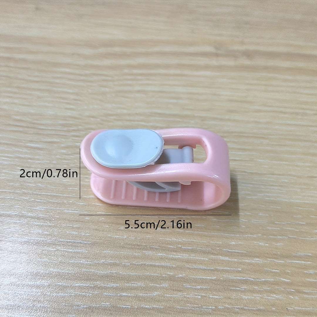 Set of 8 Pink No-Pin Quilt and Sheet Holders Anti-Slip Grips for Thick Covers