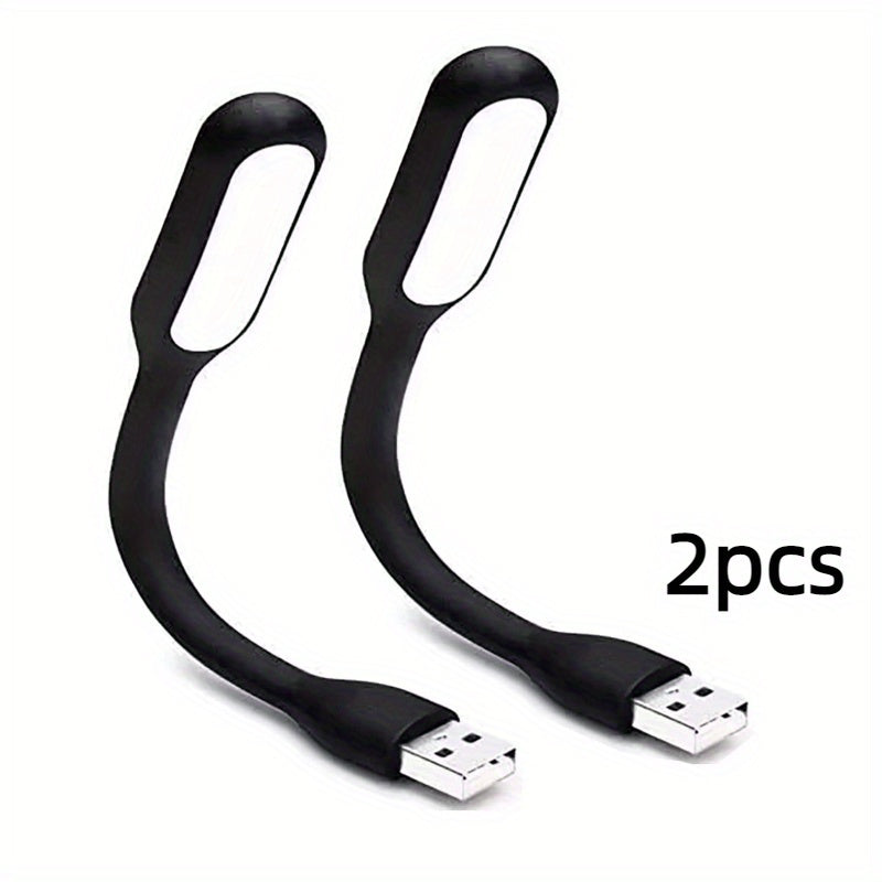 2 Pack USB LED Lights Portable Reading Night Light for Laptop Computer Keyboards