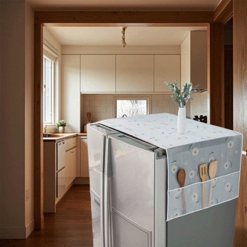 Cubierta de polvo para refrigerador PE, protector sanitario, resistente a arañazos, mantel de PE para protección