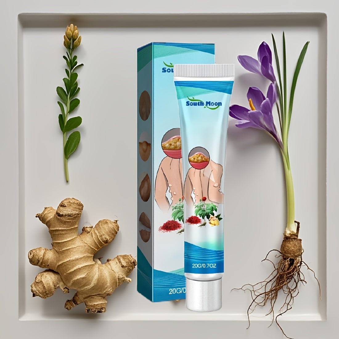 Ginger Sanqi Safflower Nourishing Balm for Oily Skin Face Cream Hypoallergenic