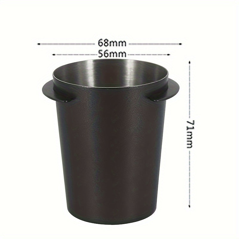 Mustahkam zanglamas po'latdan yasalgan qahva dozasi stakanini qo'lga oling, bu qahva donalarini maydalash va espresso tayyorlash uchun mukammaldir. 58mm, 53mm va 51mm o'lchamlarida, jozibali kumush va zamonaviy qora ranglarda mavjud.