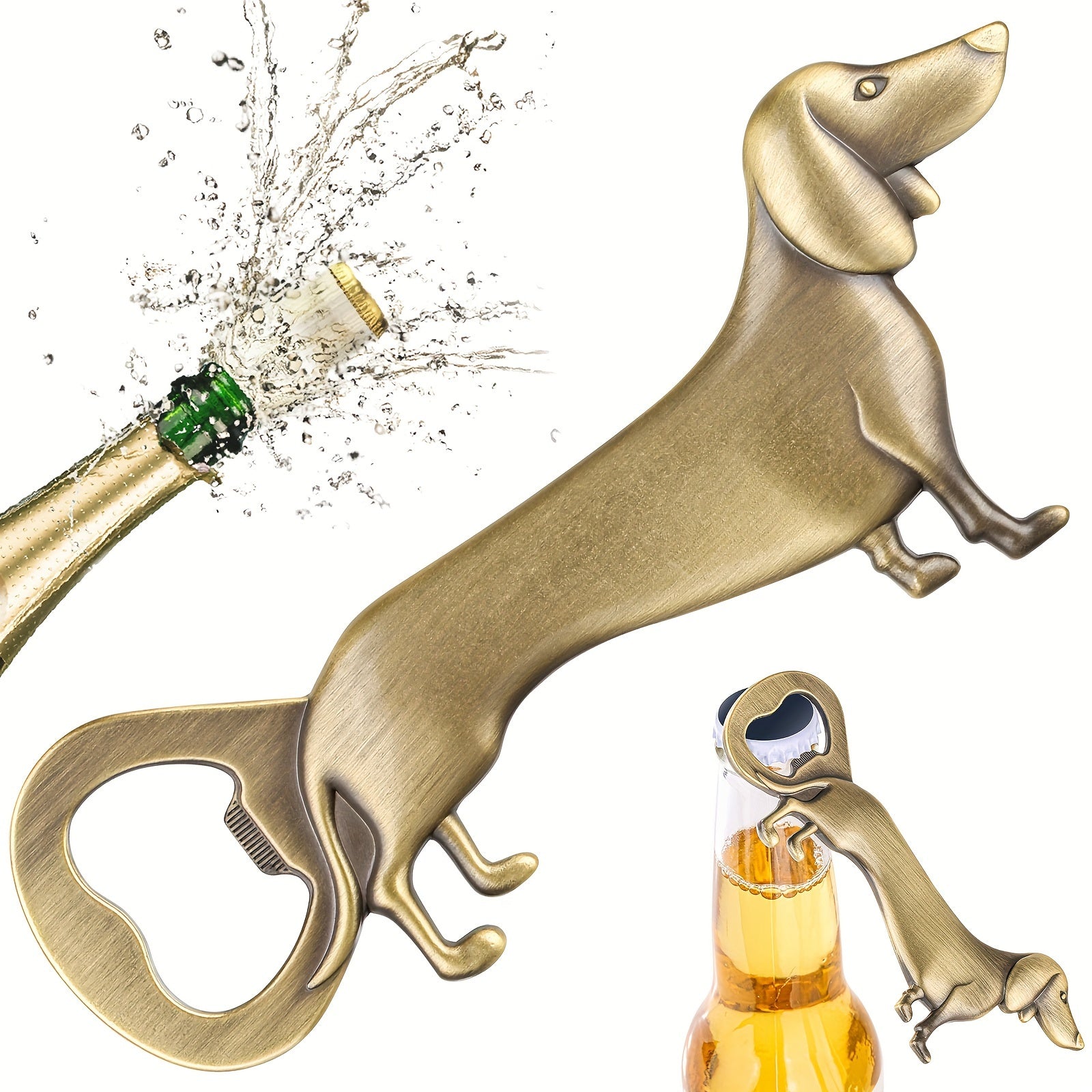 Sausage Dog Bottle Opener for Beer Wine Juice Bar Restaurant Home Bar