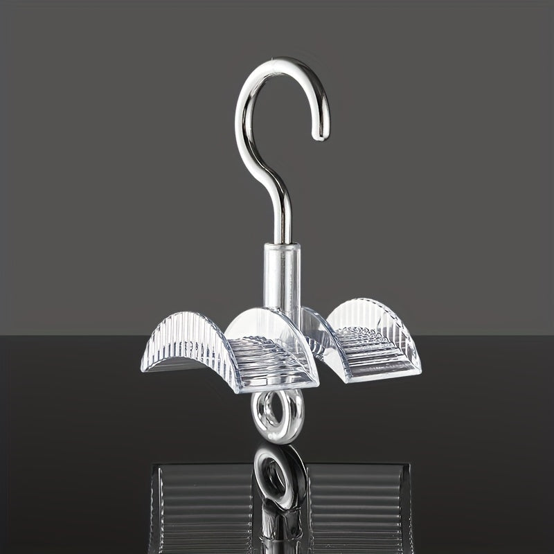 Acrylic Purse Hanger Swivels 360 Degrees Versatile Organizer for Bags Ties Scarves