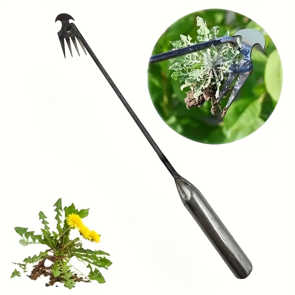 Stainless Steel Garden Weeding Rake and Shovel Set Rust-Resistant Durable Gardening Tools