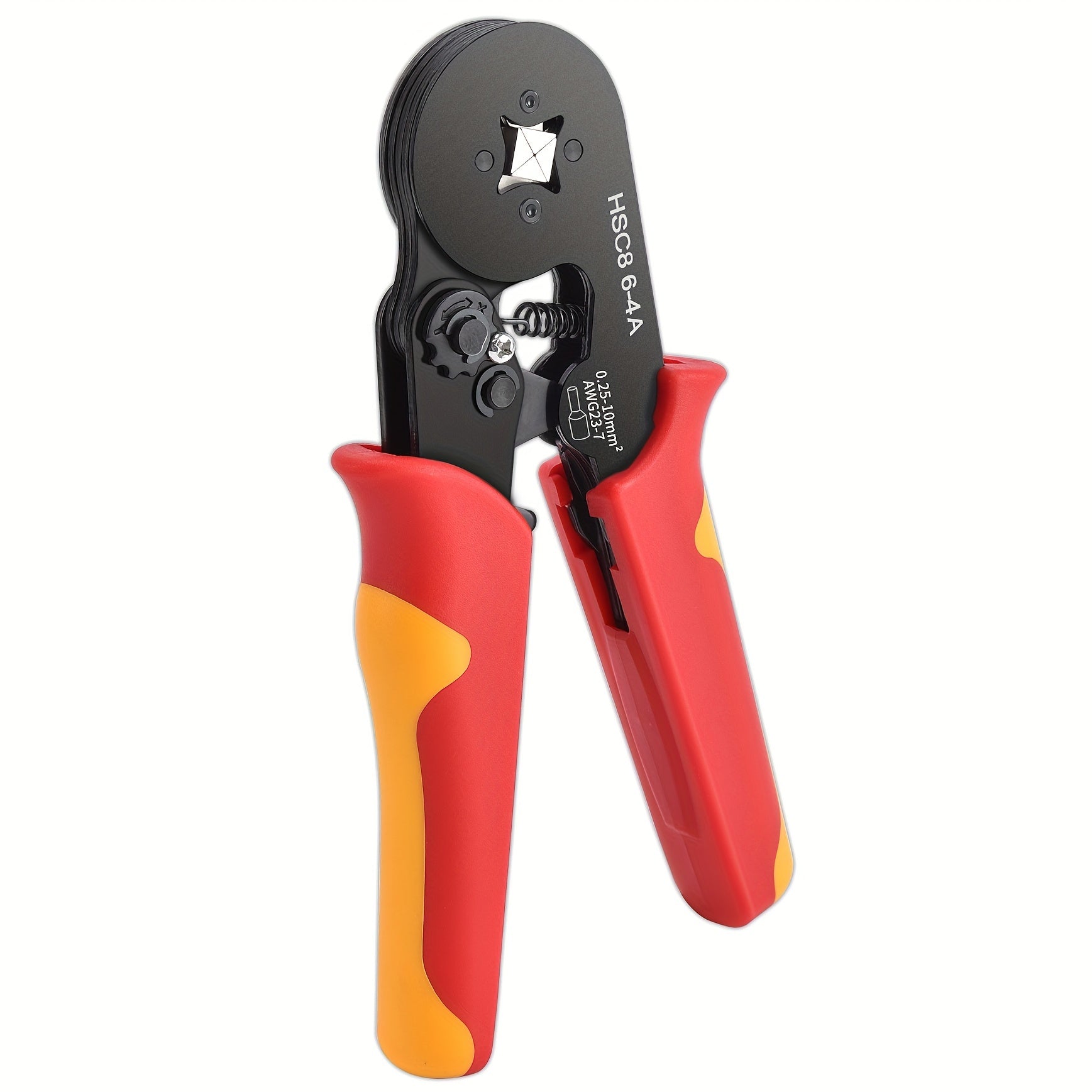 Набор инструментов для обжима наконечников электрика, регулируемый рычажный плоскогубцы, высокоуглеродистая сталь, AWG 23-7