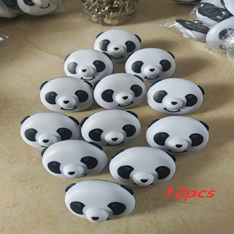 Black Panda Design Magnetic Duvet Cover Clips Reversible Bed Sheet Fasteners Non-Slip Quilt Holders
