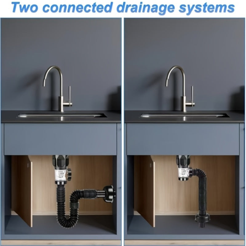 Universal drenaj quvuri to'plami qora oq ABS egiluvchan hidni yutuvchi oson o'rnatiladi