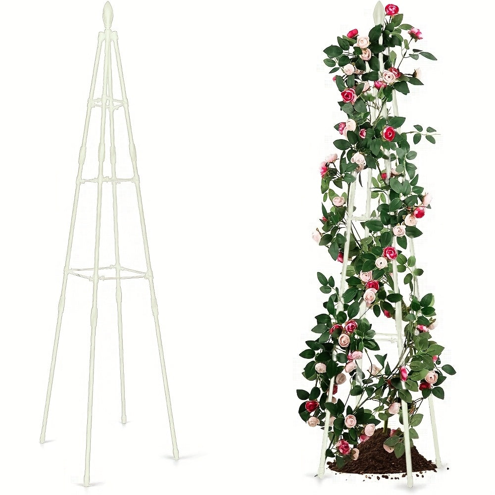 Qora metall va PE qoplangan bog' trellisi ko'tariladigan o'simliklar, sabzavotlar, uzum va gul uchun, ichki va tashqi foydalanish uchun