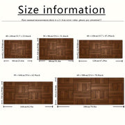 Qorong‘u yog‘och yog‘ochli kirish matosi, so‘riladigan uzun chiziqli, sirpanmaydigan pol matosi