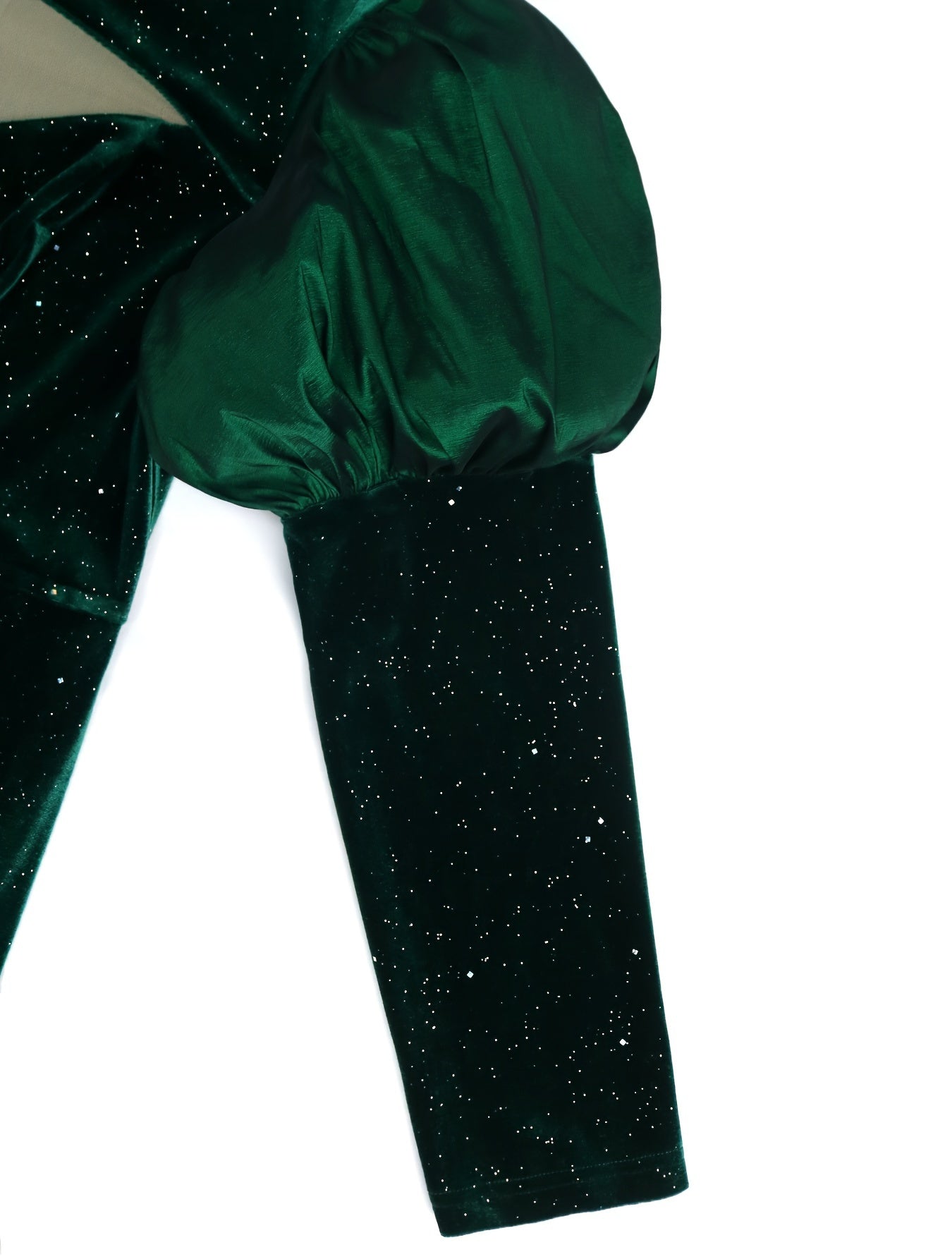 Women's Party Dress Polyester Knit Mid-Length Flared Sleeve Solid Color