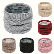 Striped Knitted Warm Neck Scarf for Men Women Winter Outdoor Ski Riding