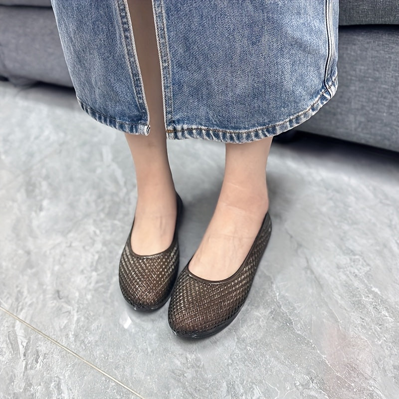 Women's Jelly Shoes Beach Indoor Outdoor Sandal Comfortable Water Resistant