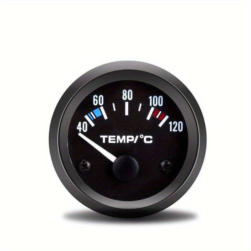 Car Water Temperature Gauge 52mm Black Shell 12V Auto Meter with Sensor
