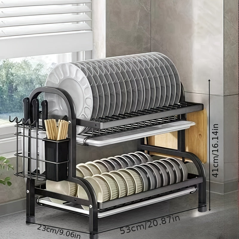 Подставка для сушки посуды из нержавеющей стали на тему Хэллоуина и Рождества, место для хранения столовых приборов и многофункциональная подставка для хранения бытовых вещей