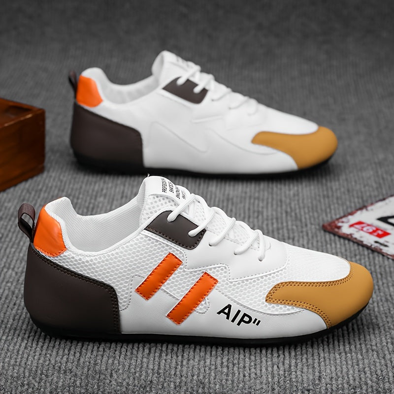 Erkaklar uchun nafas oladigan pastki yugurish poyafzallari, rangli blokli zamonaviy krossovkalar, barcha mavsumlar uchun ochiq havoda mashq qilish uchun