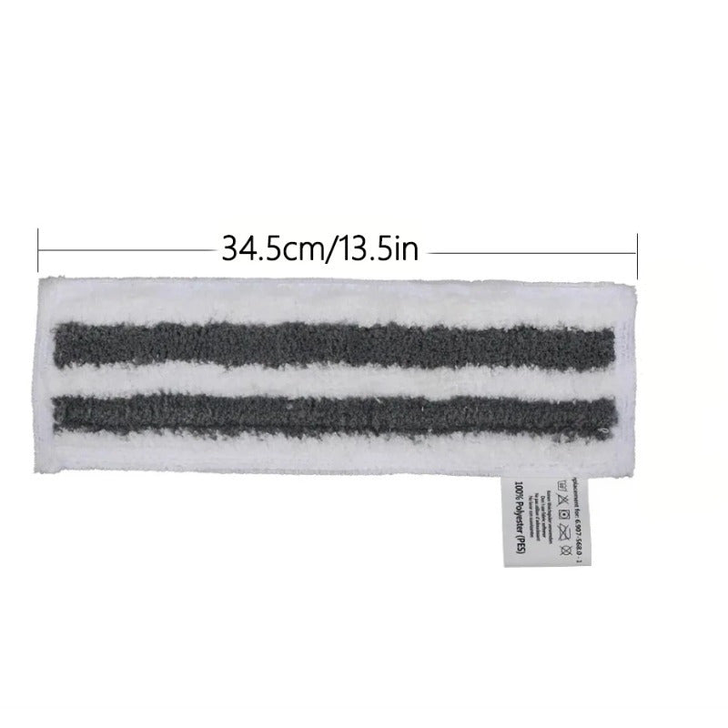 Set of 6 Microfiber Steam Mop Pads for Floor Cleaning and Handheld Vacuum Attachments