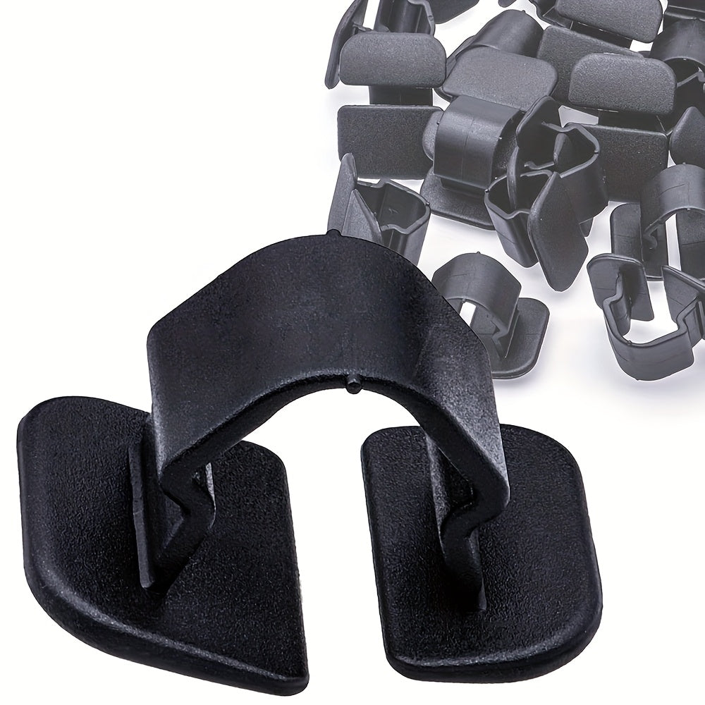 10 Pcs Engine Hood Retainer Clips Sound Insulation Rivets for Car Vehicles