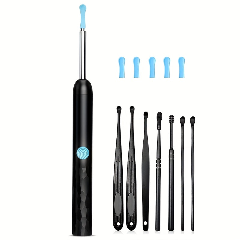 Ear Cleaning Kit with 7 Spoon Cleaners and Rechargeable Lithium Battery