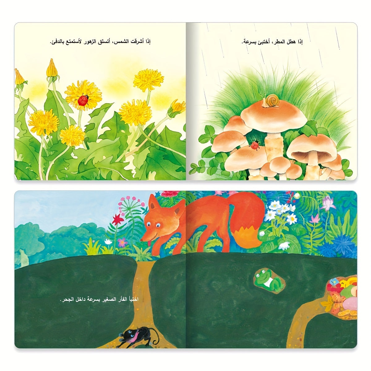 Set de 10 libros infantiles en árabe con historias para la educación temprana